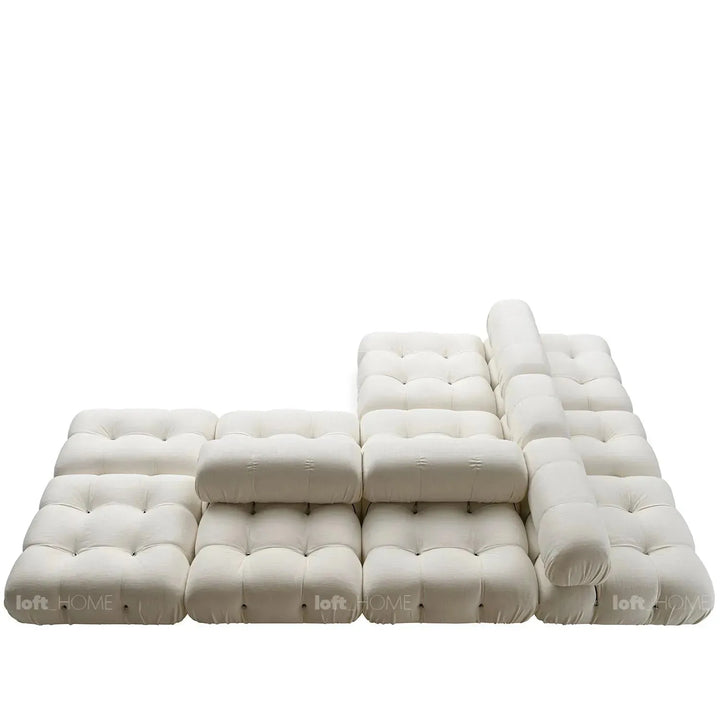 Contemporary fabric l shape sectional sofa camaleonda 3+l+ottoman conceptual design.