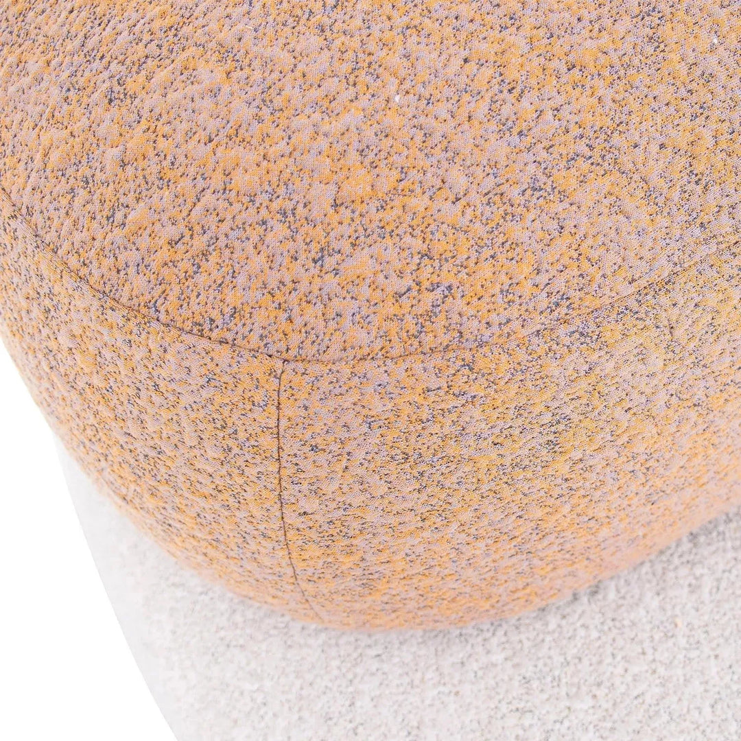 Contemporary fabric l shape sectional sofa pebble 3+l layered structure.