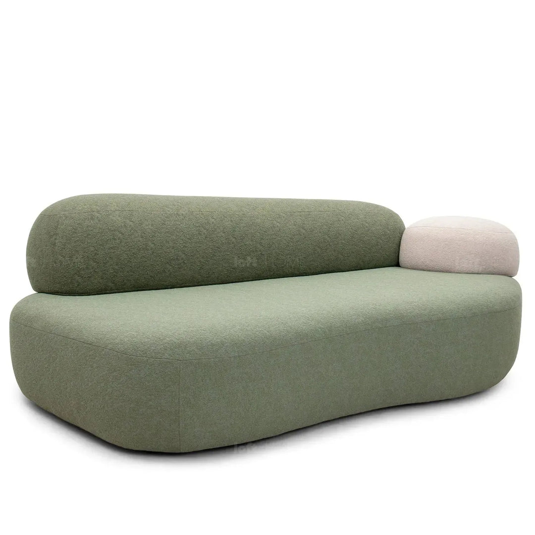 Contemporary fabric l shape sectional sofa pebble 3+l in still life.