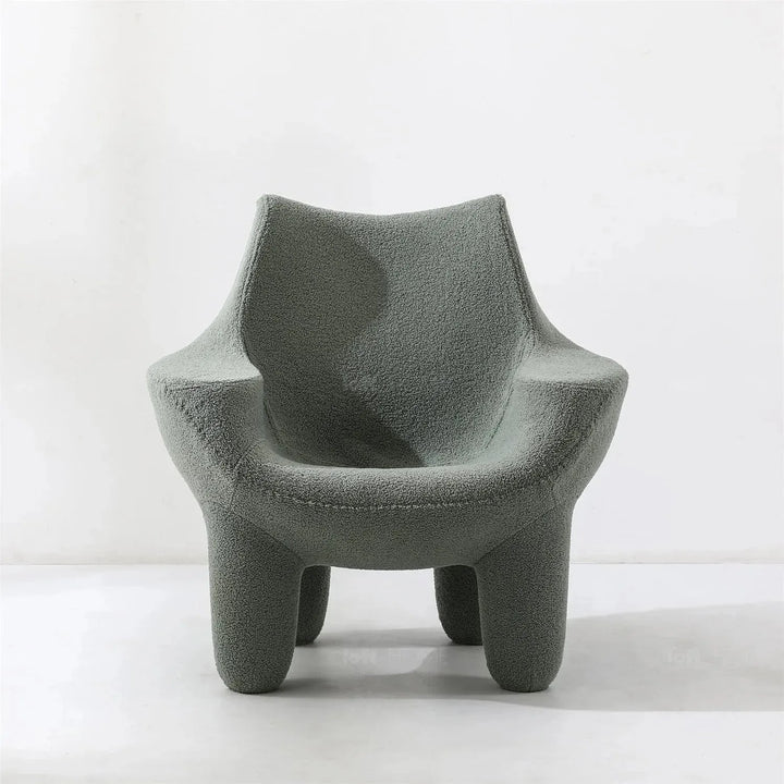 Cream boucle 1 seater sofa mibster environmental situation.