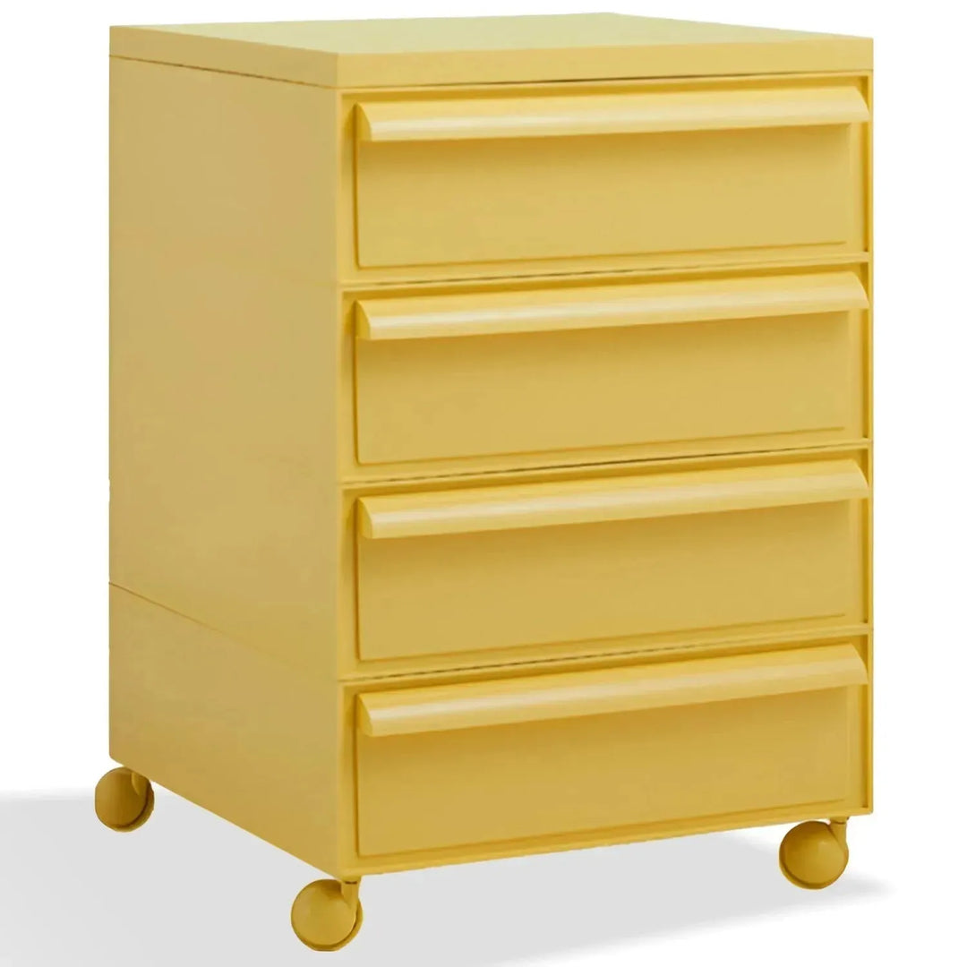 Contemporary plastic drawer cabinet truffle 4 drawer situational feels.