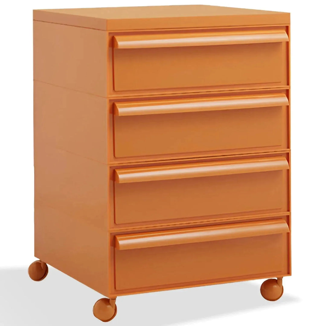 Contemporary plastic drawer cabinet truffle 4 drawer environmental situation.
