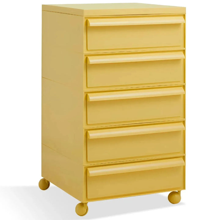 Contemporary plastic drawer cabinet truffle 5 drawer situational feels.