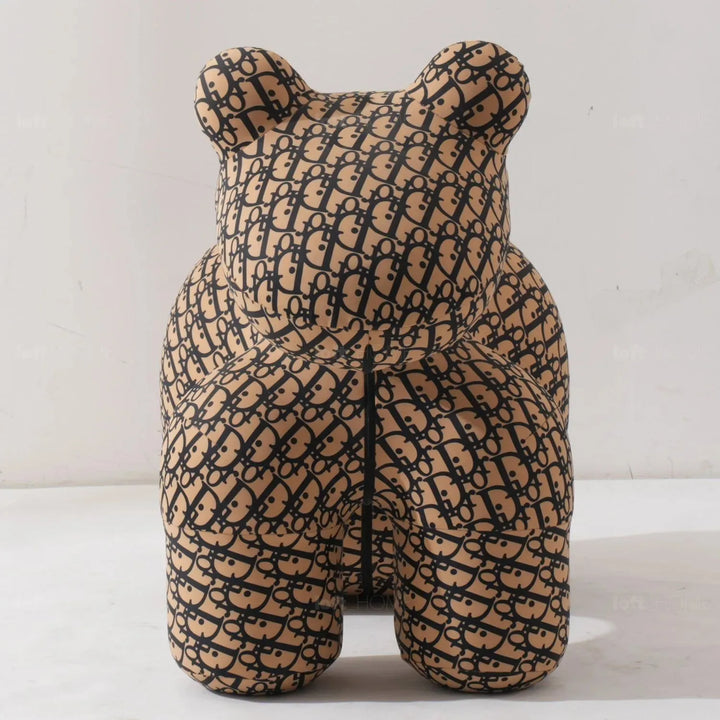 Contemporary polyethylene decor ottoman llama material variants.