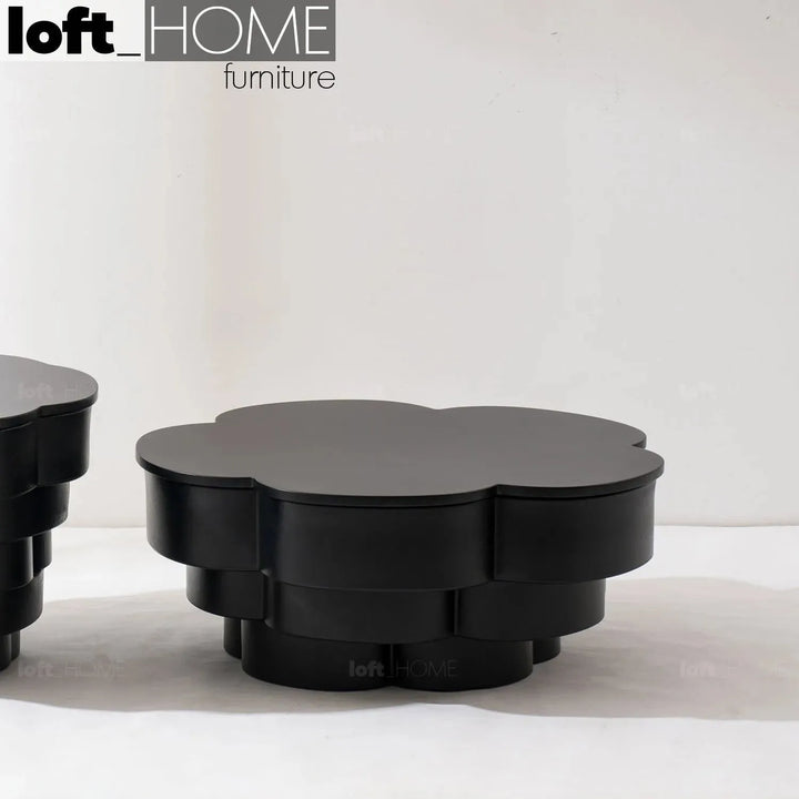 Contemporary wood coffee table parfait primary product view.