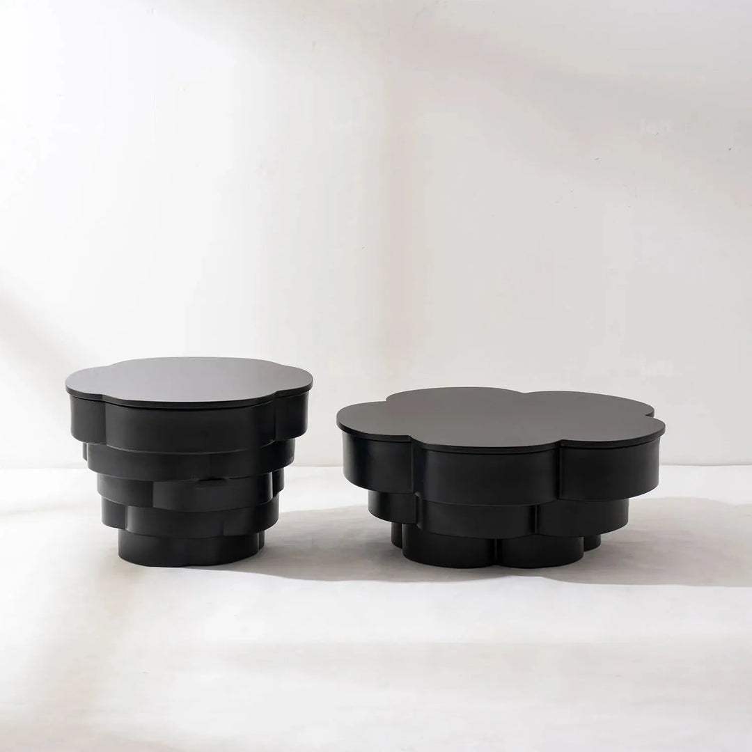 Contemporary wood coffee table parfait material variants.