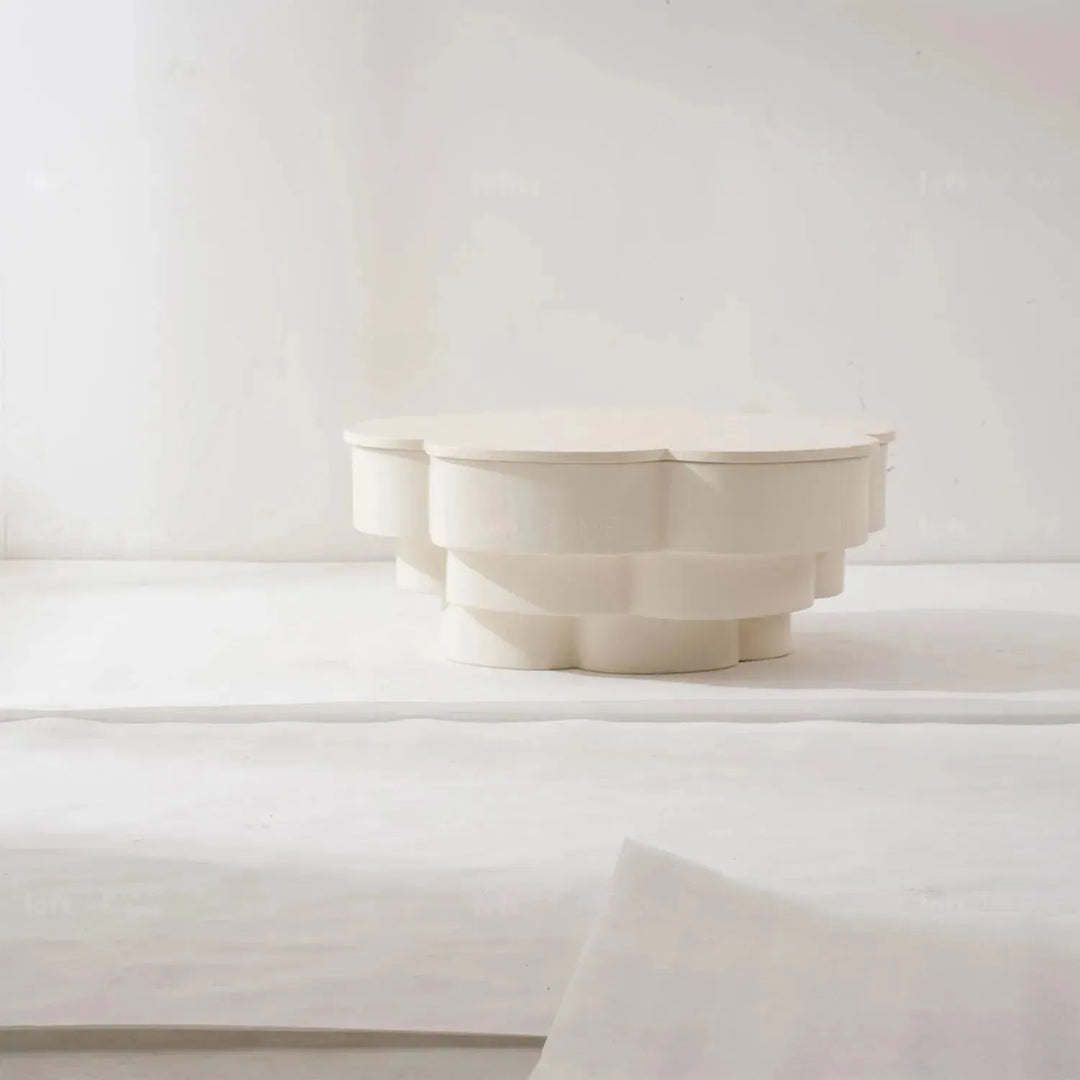 Contemporary wood coffee table parfait environmental situation.