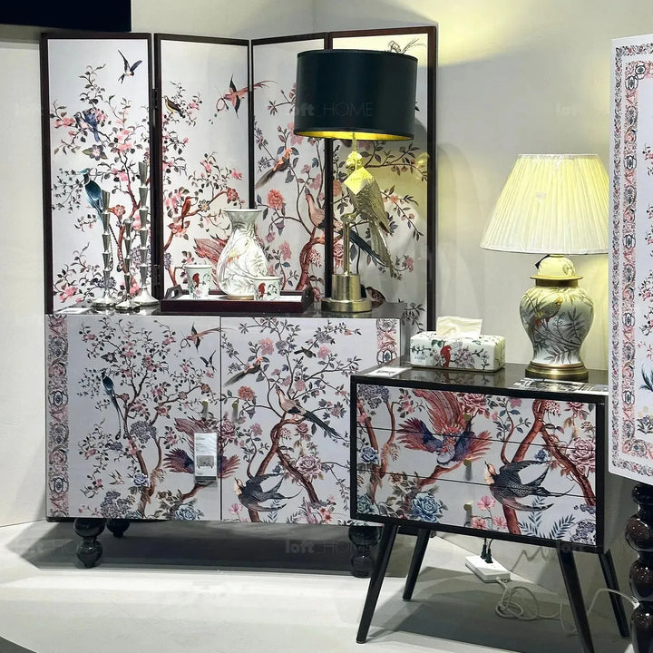 Eclectic wood divider noblenest material variants.