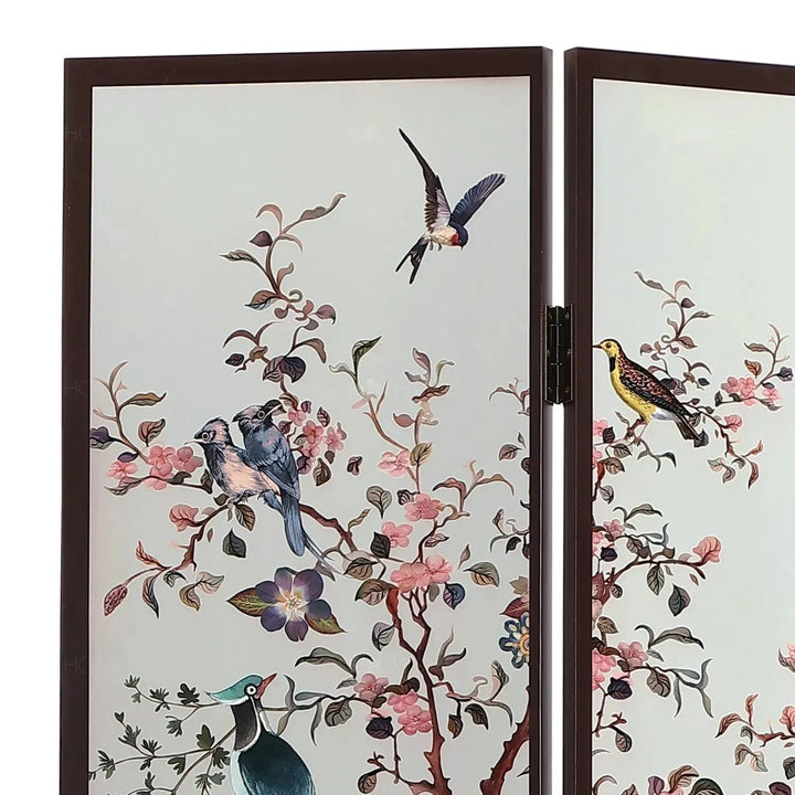 Eclectic wood divider noblenest in details.