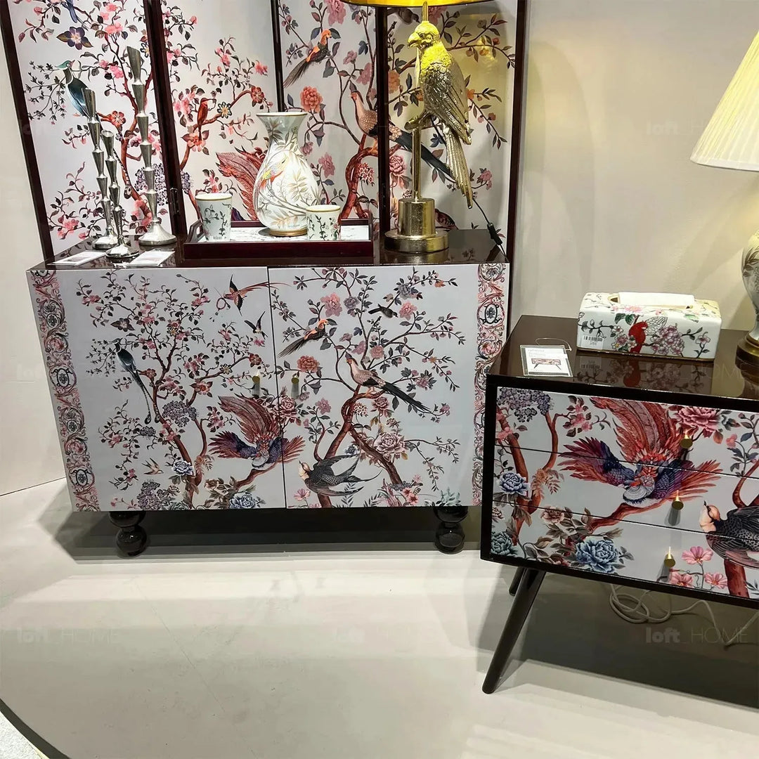 Eclectic wood storage cabinet low noblenest material variants.