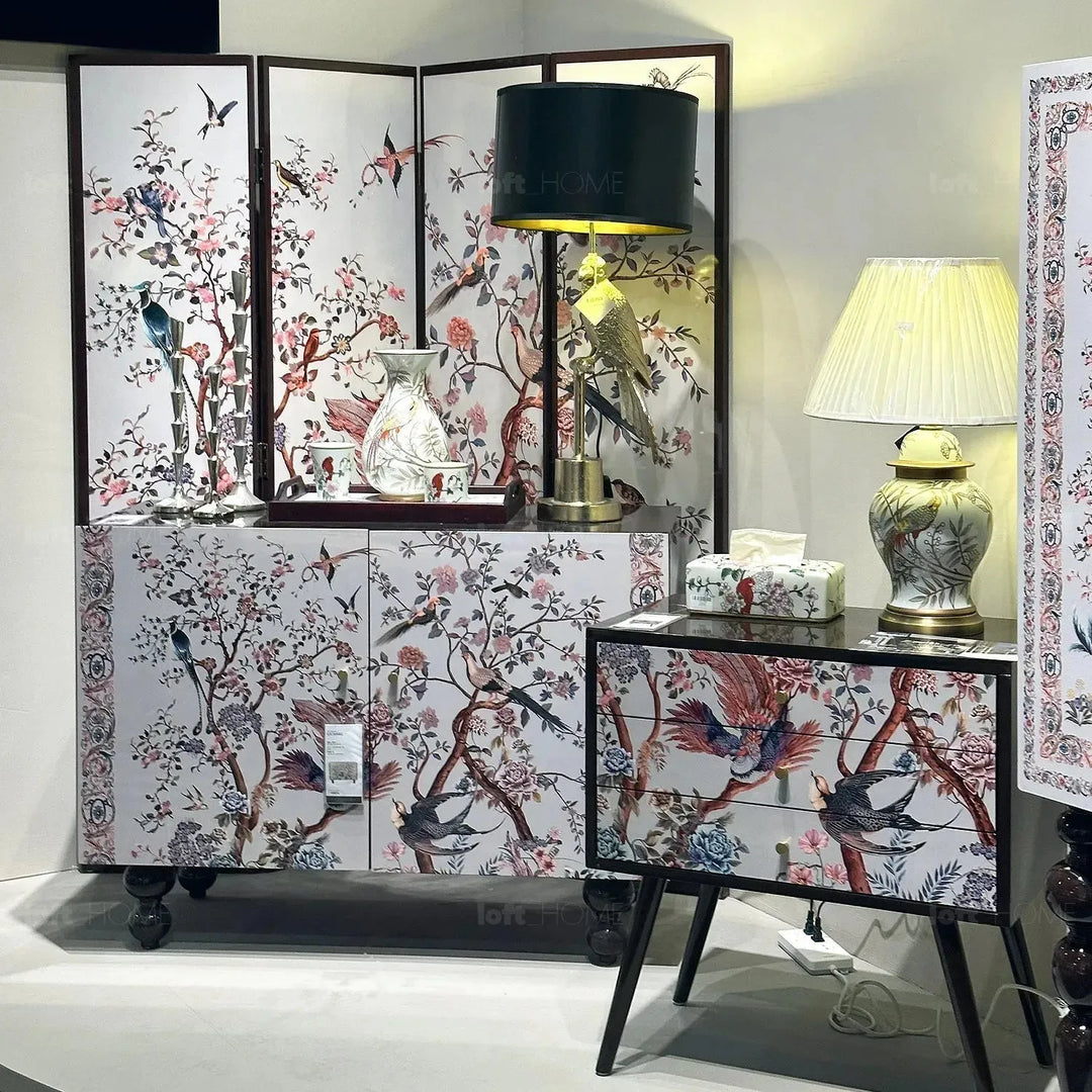 Eclectic wood storage cabinet low noblenest in real life style.