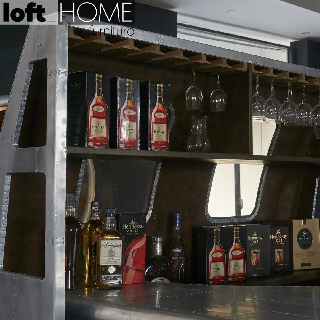 Industrial aluminium bar table aircraft material variants.