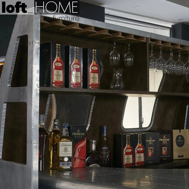 Industrial aluminium bar table aircraft material variants.