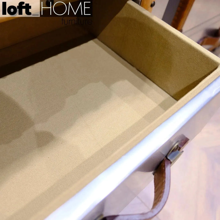 Industrial aluminium drawer cabinet richards trunk in details.