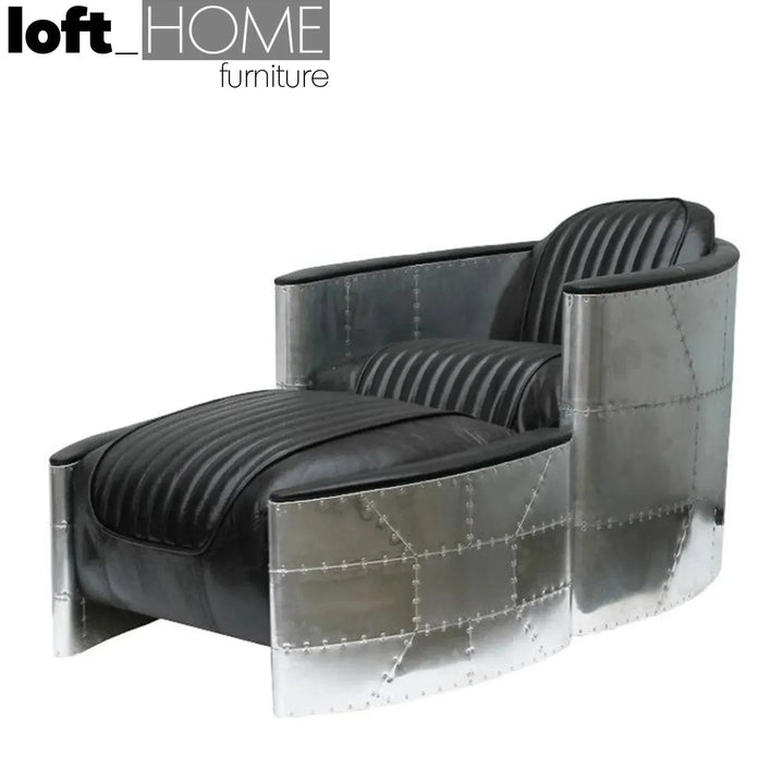 Industrial aluminium ottoman aircraft primary product view.