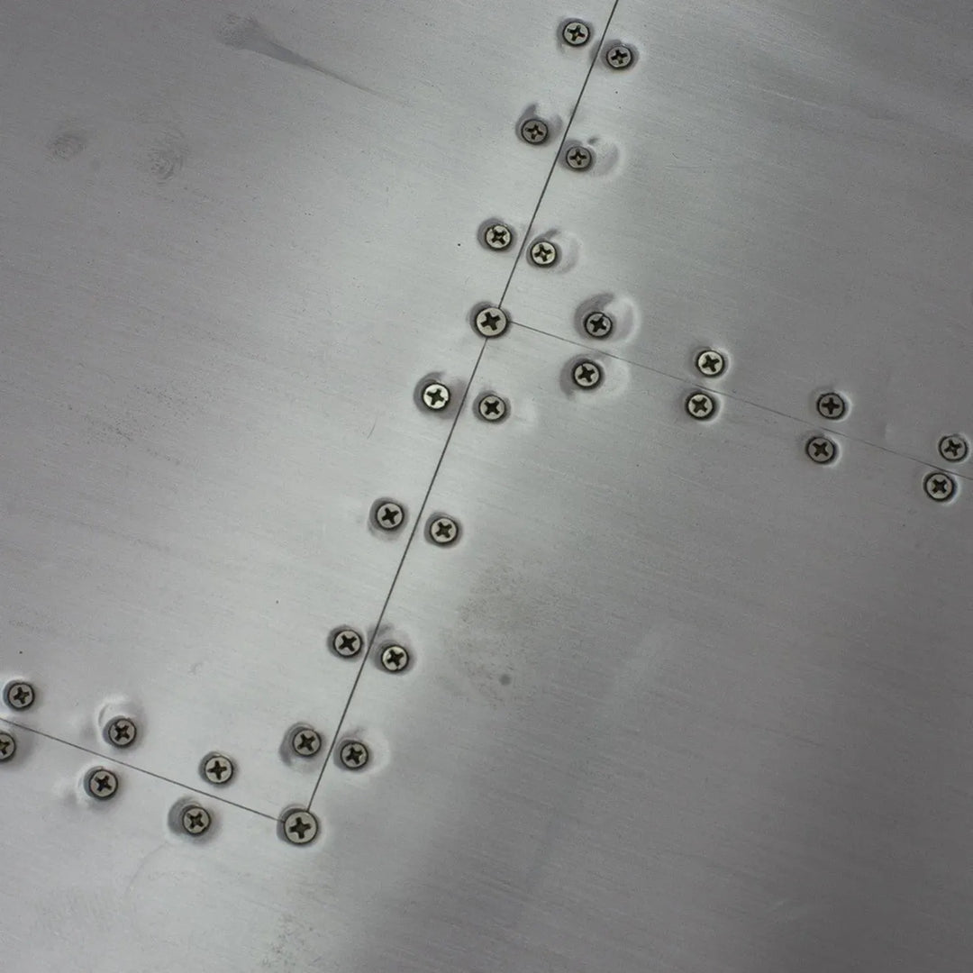 Industrial aluminium wine cabinet aviator color swatches.