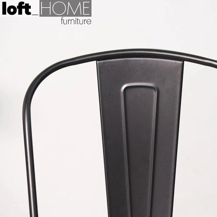 Industrial elm wood dining chair sanctum x detail 6.