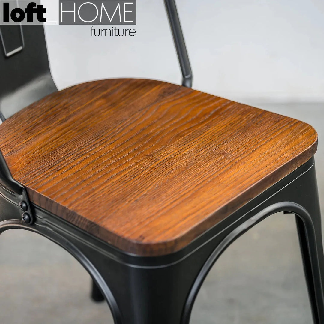 Industrial elm wood dining chair sanctum x environmental situation.