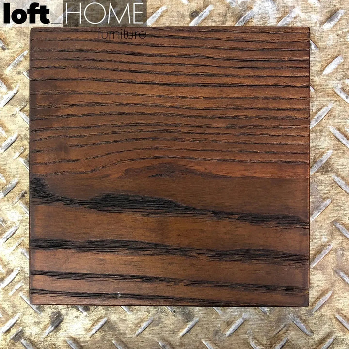 Industrial elm wood dining table sanctum x detail 1.