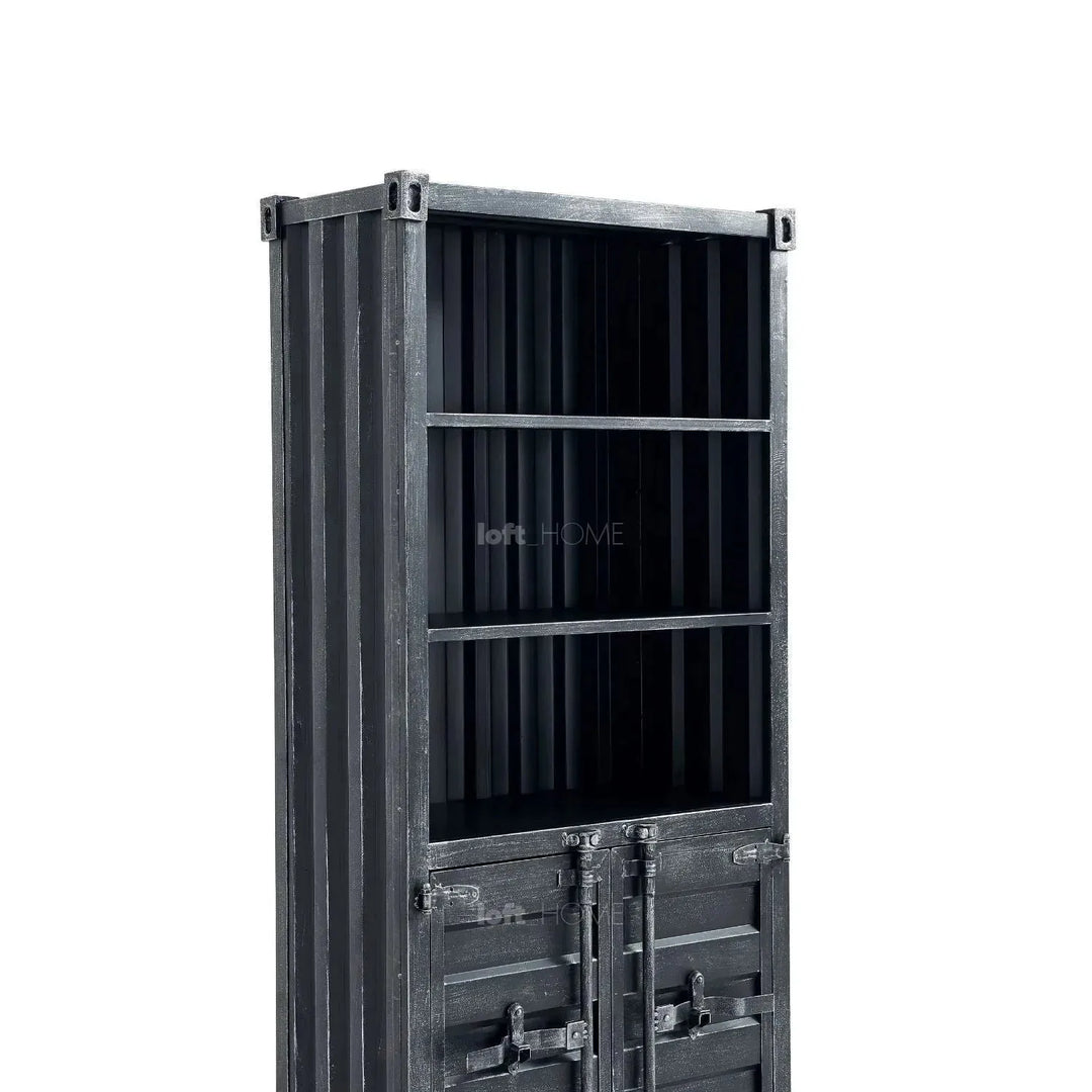 Industrial metal storage bookshelf container environmental situation.