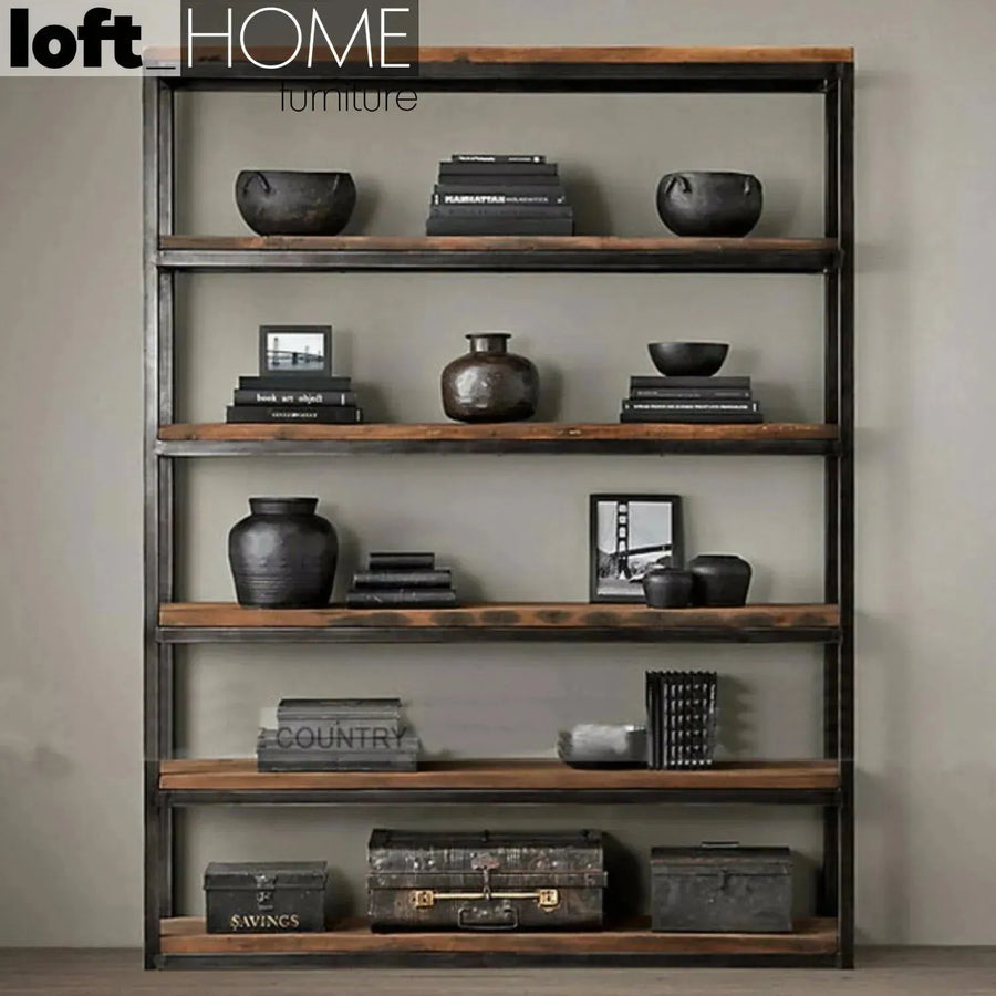 Industrial steel display shelf mysteel l primary product view.