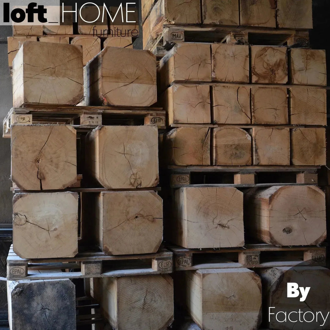 Rustic wood coffee table noer environmental situation.