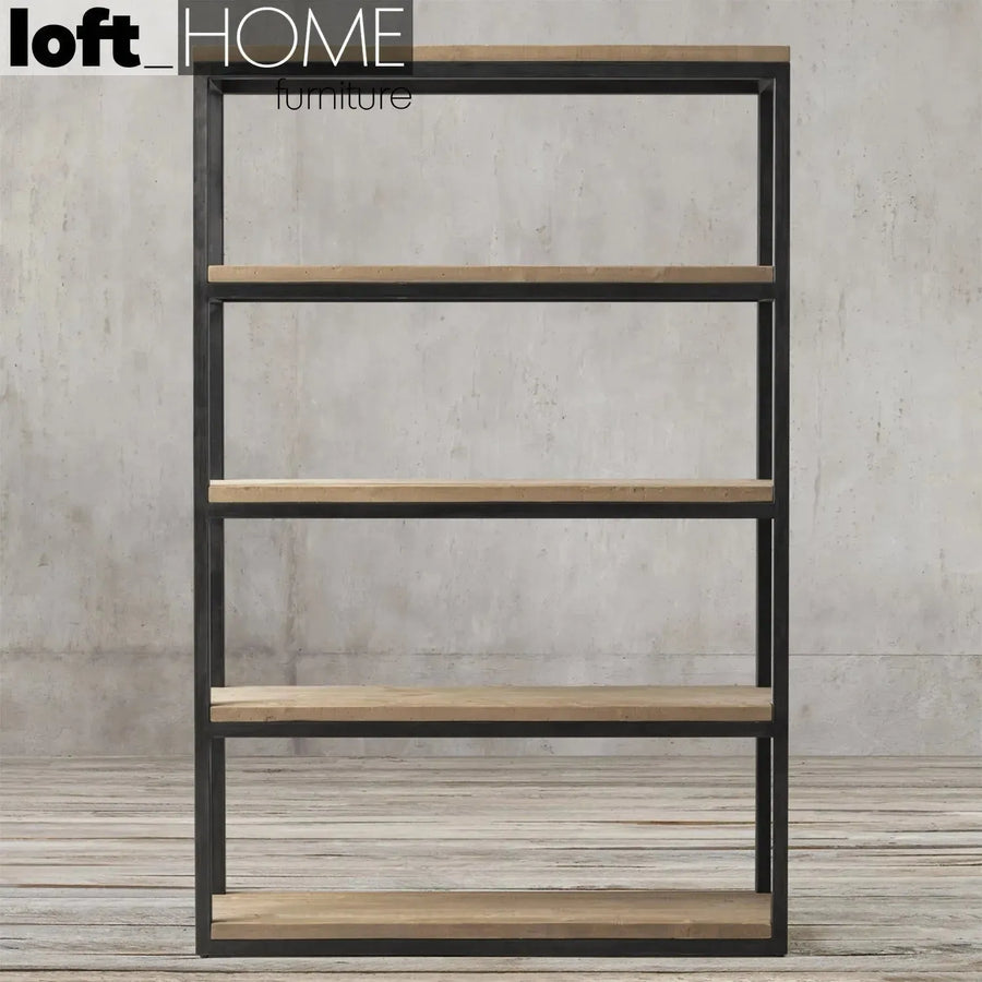 Industrial wood display shelf mysteel s primary product view.