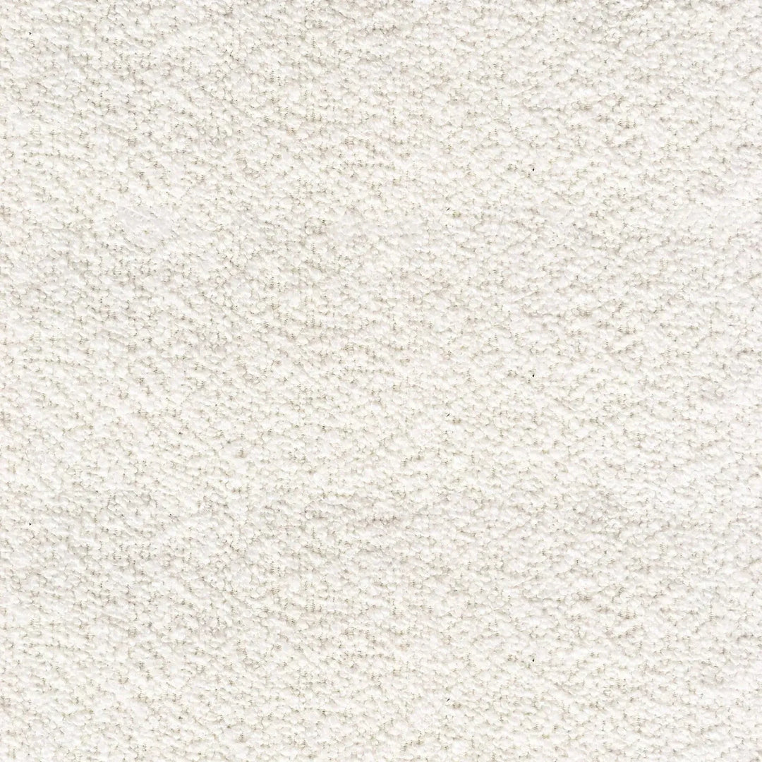 Japandi boucle fabric sofa chaise contemporaty color swatches.