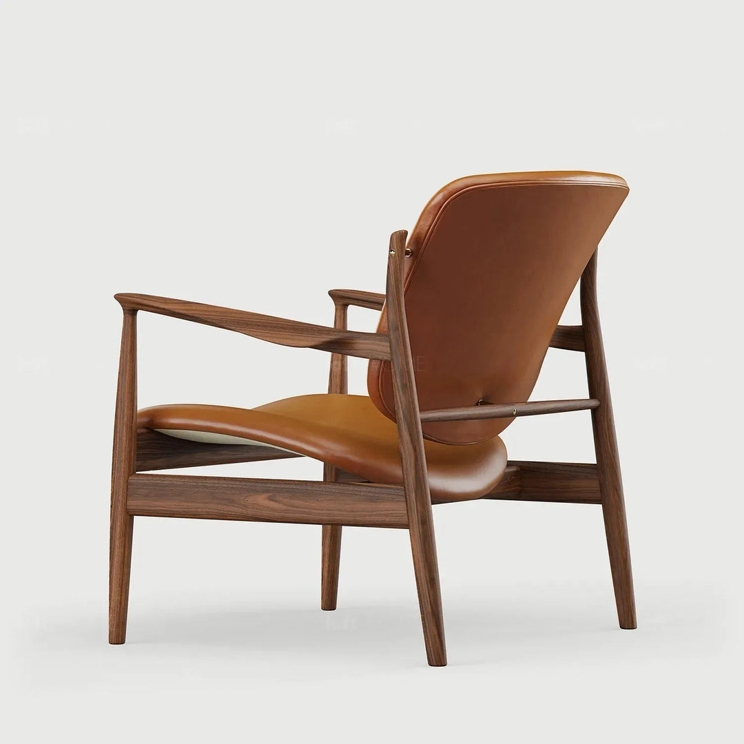 Japandi leather 1 seater sofa france color swatches.