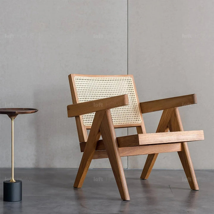 Scandinavian rattan 1 seater sofa chandigarh detail 8.