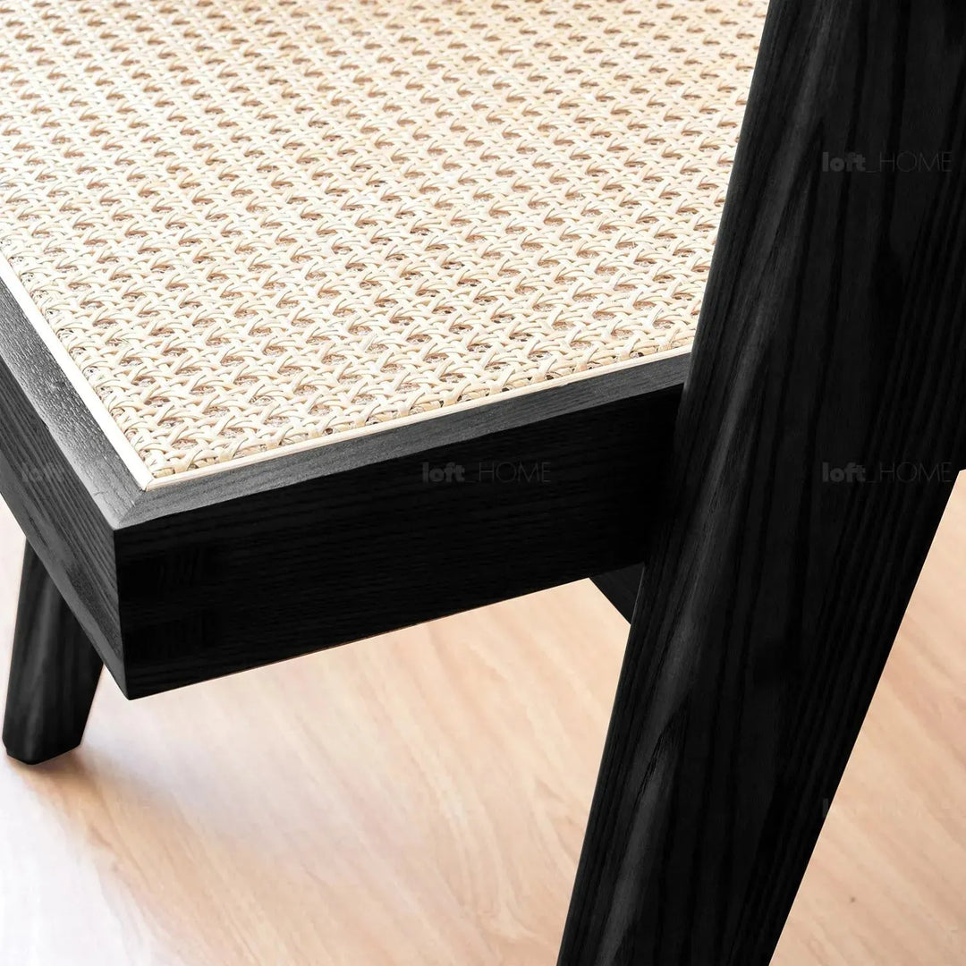 Scandinavian rattan 1 seater sofa chandigarh detail 14.