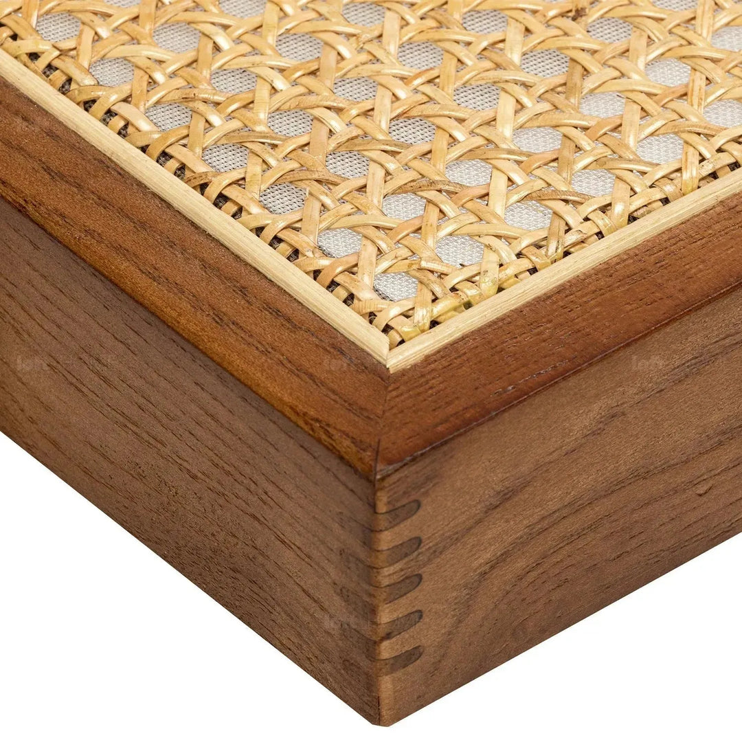 Scandinavian rattan 1 seater sofa chandigarh detail 6.