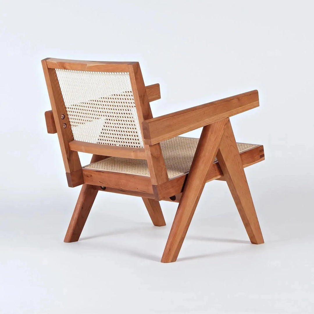 Scandinavian rattan 1 seater sofa chandigarh in still life.