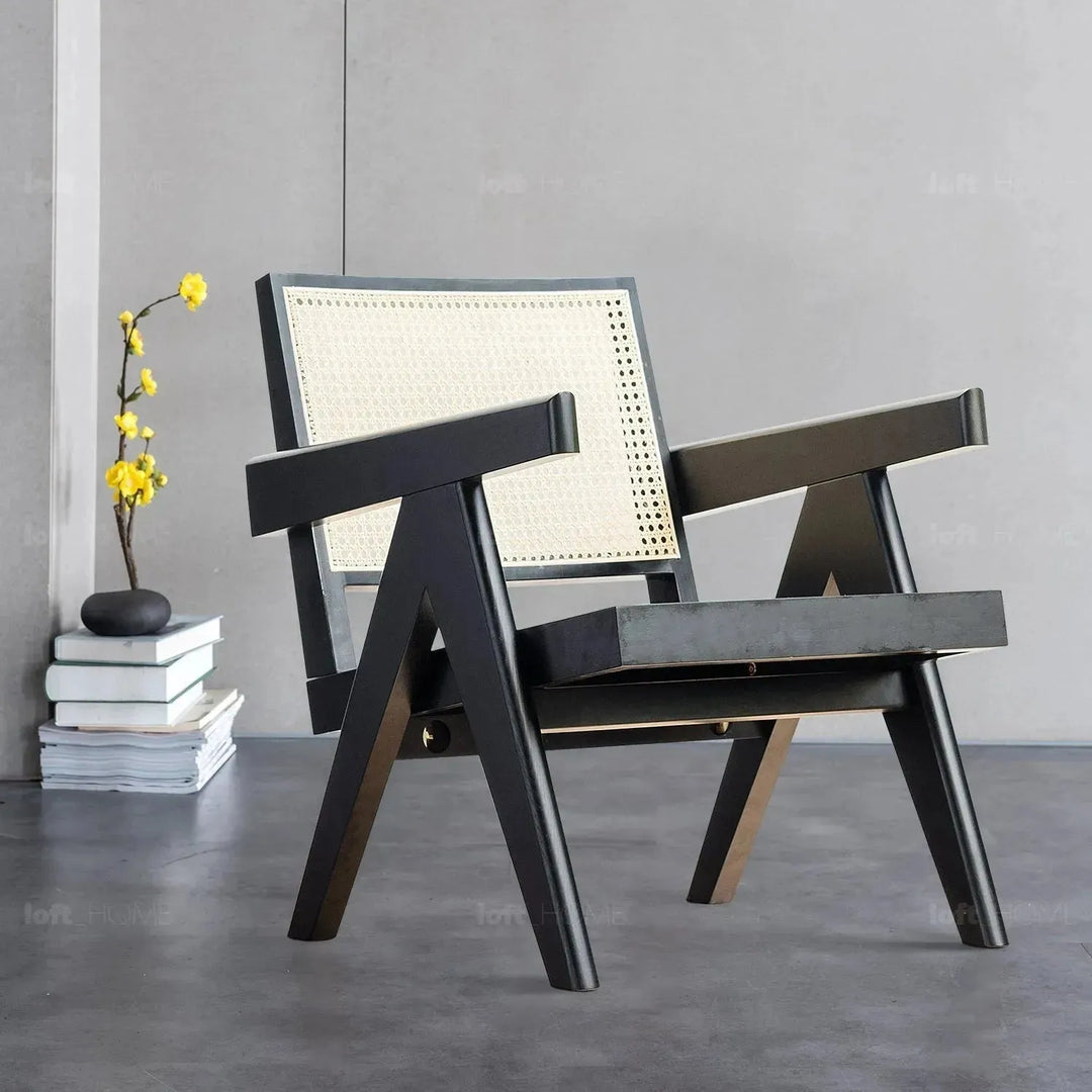 Scandinavian rattan 1 seater sofa chandigarh detail 12.