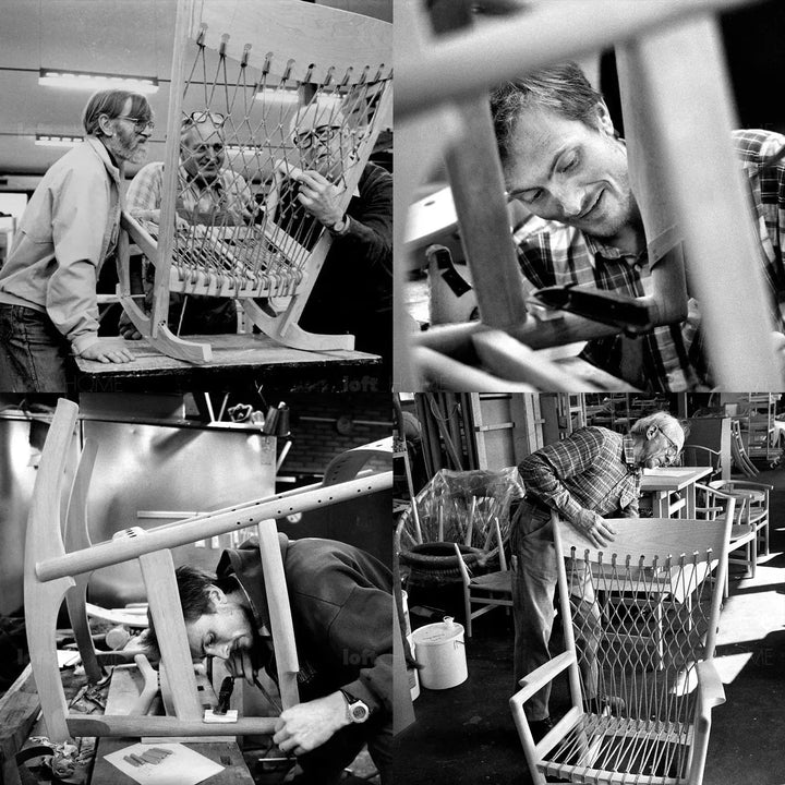 Japandi rope woven rocking chair hans wegner detail 19.