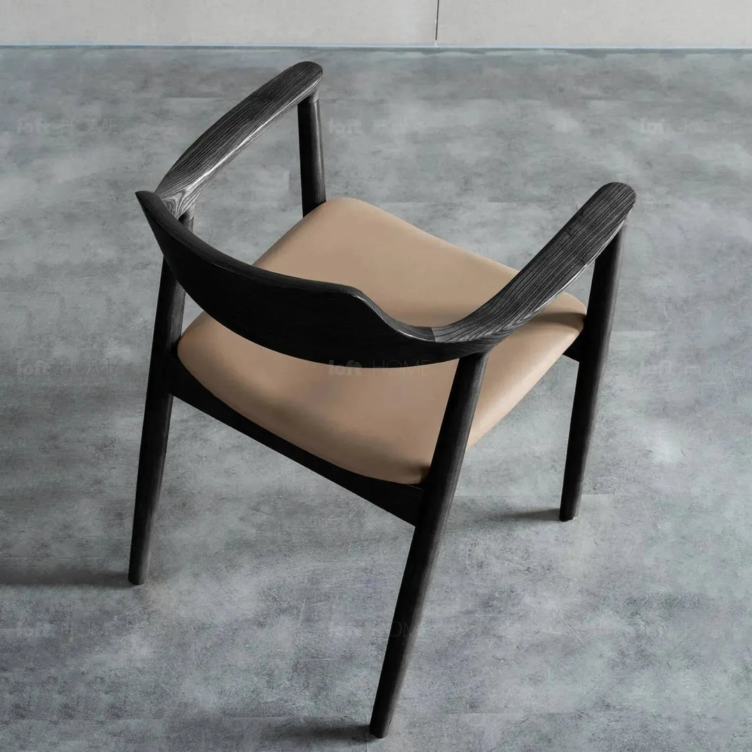 Japandi wood dining chair hiroshima detail 8.