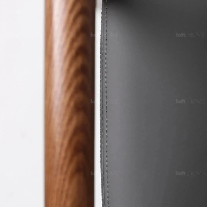 Japandi wood dining chair neum detail 2.