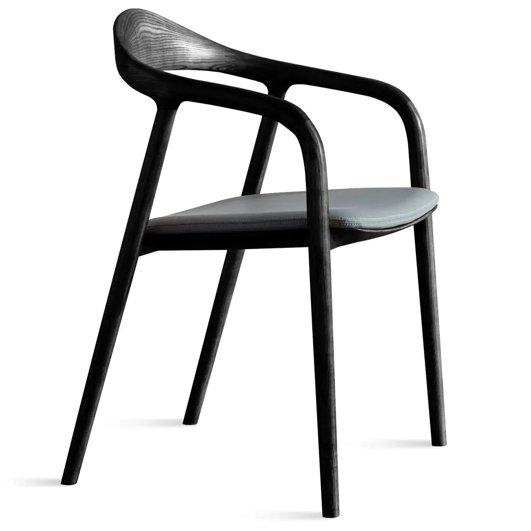 Japandi wood dining chair neum detail 10.