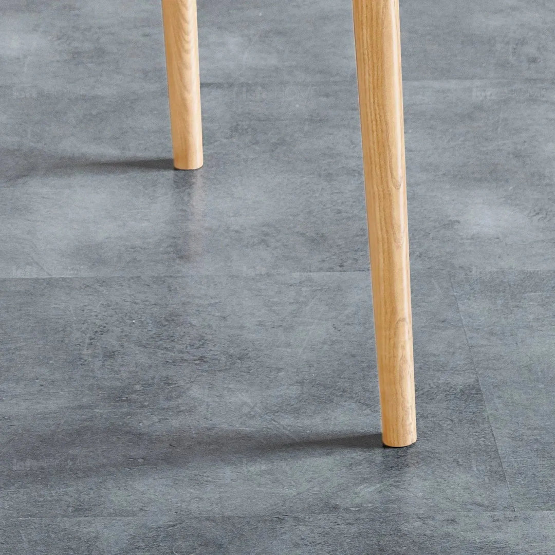 Japandi wood dining chair neum detail 9.