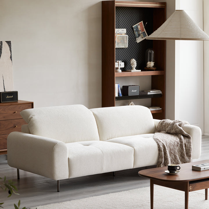 Minimalist chenille velvet fabric 3 seater sofa drift environmental situation.