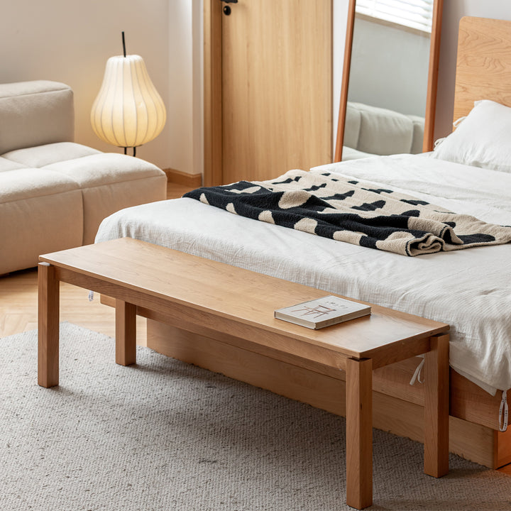 Minimalist cherry wood dining bench coastal size charts.