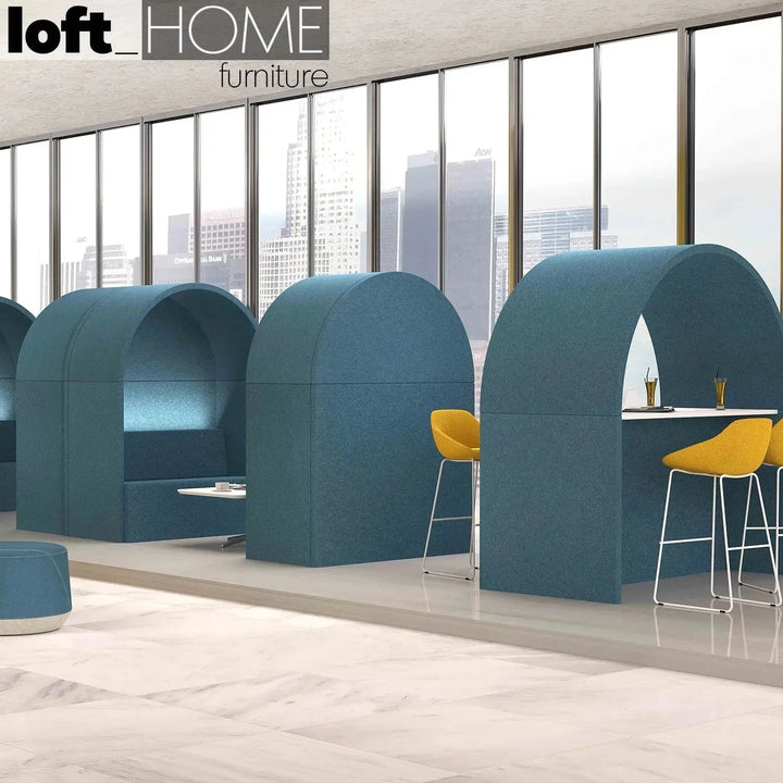 Contemporary fabric bar table roma primary product view.