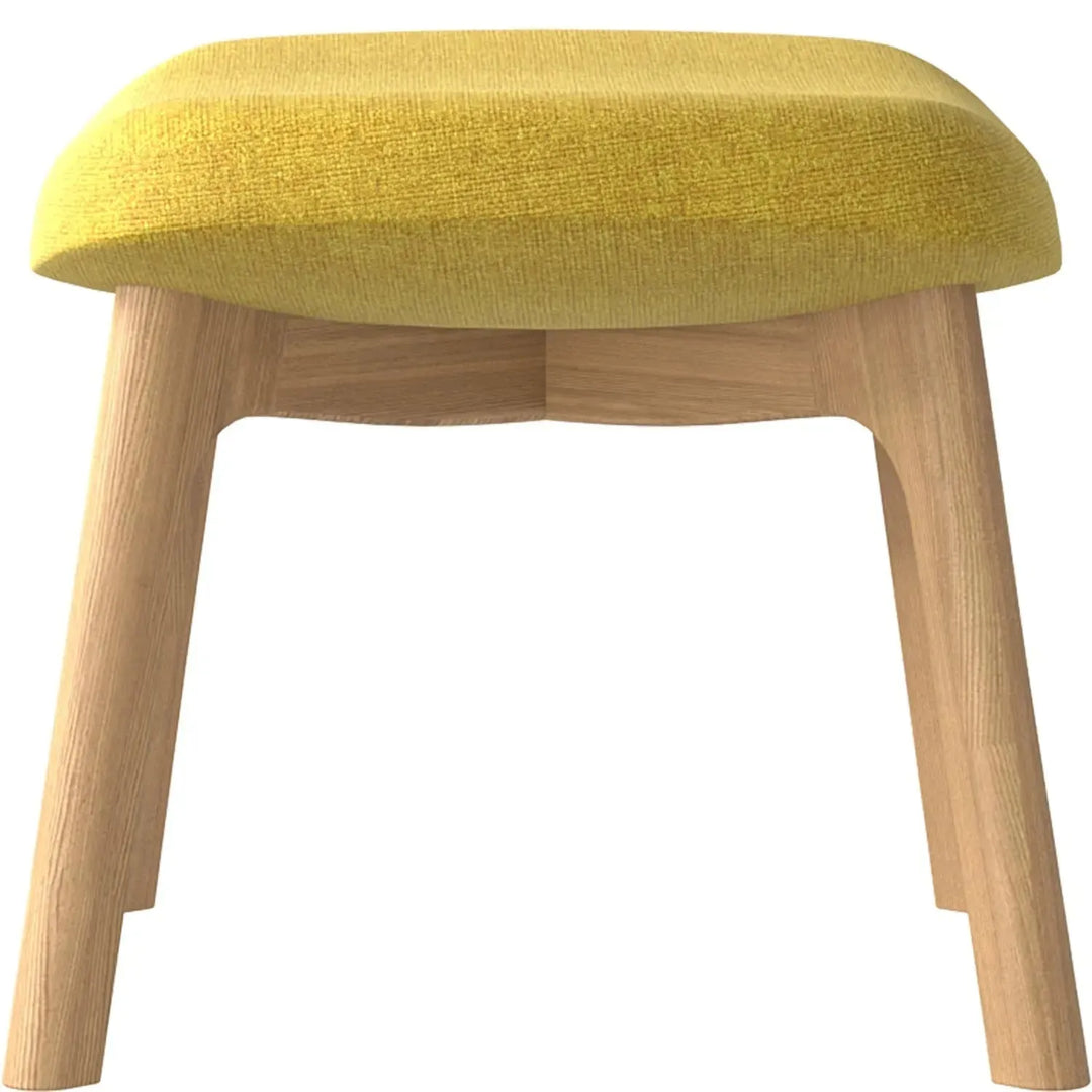 Scandinavian fabric ottoman sys material variants.