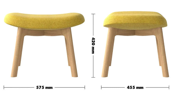 Scandinavian fabric ottoman sys size charts.