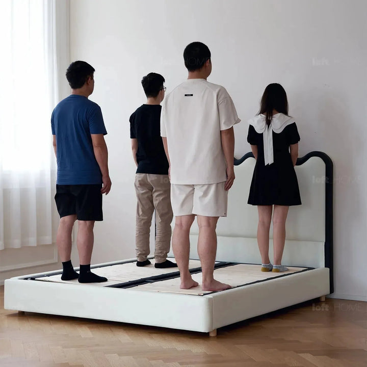 Modern leather bed ripple situational feels.