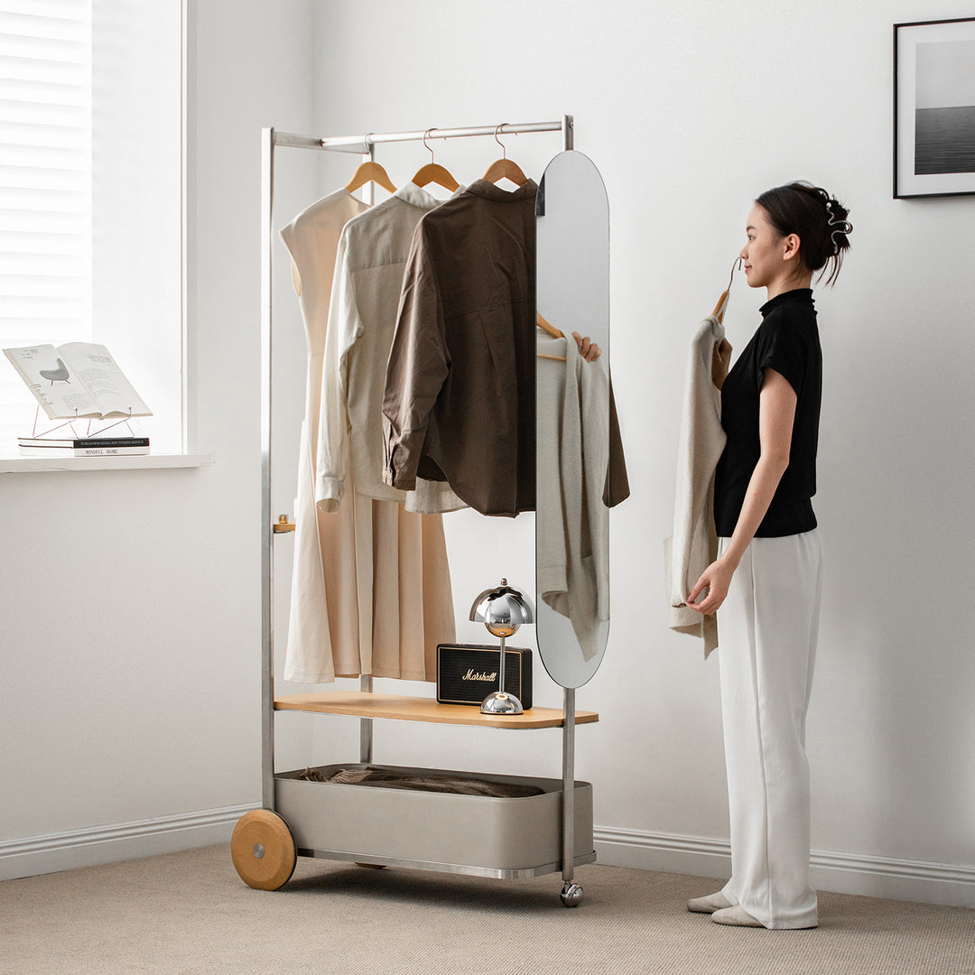 Minimalist stainless steel clothes hanger hera size charts.