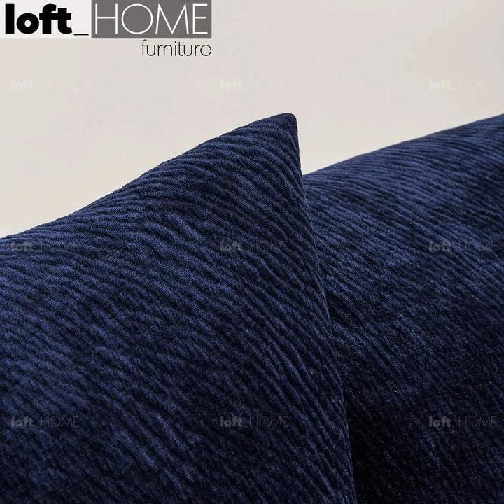 Contemporary velvet fabric bed standard environmental situation.