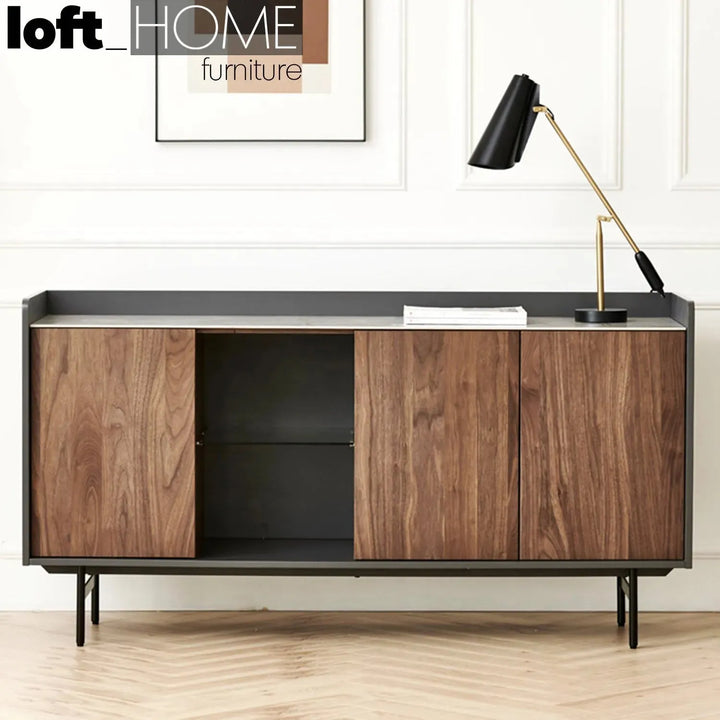 Modern ceramic side cabinet alvin primary product view.