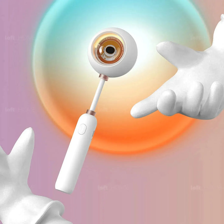 Contemporary charging lamp sunset material variants.