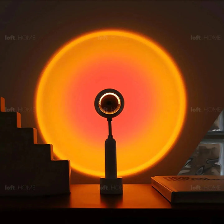 Contemporary charging lamp sunset layered structure.